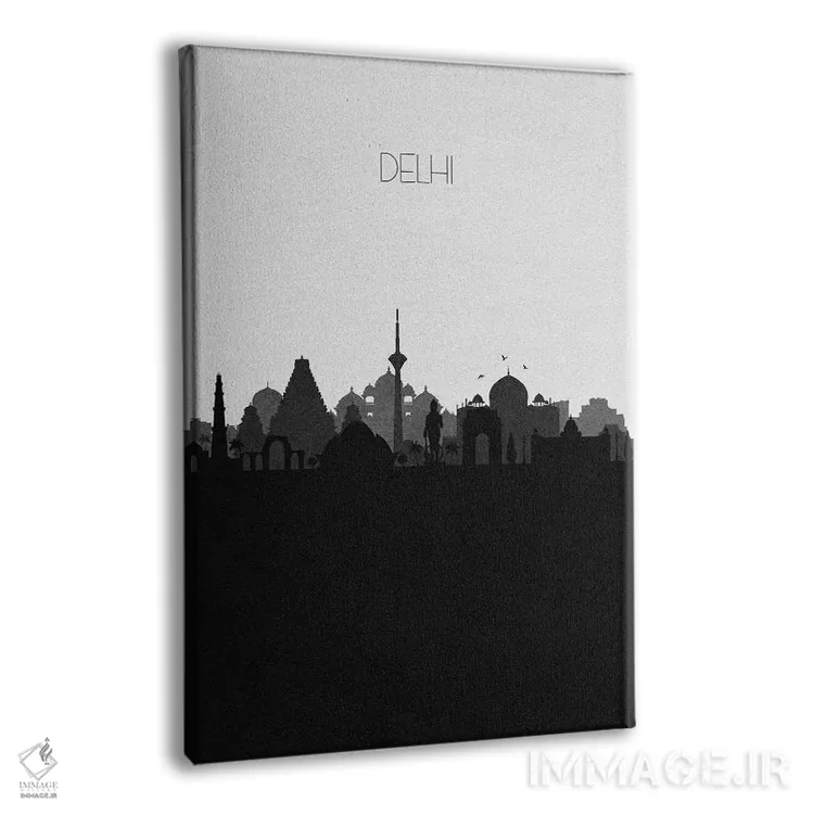 تابلو نما و افق شهری دهلی، هند اثر آیشه دنیز آکِرمان - نمای پرسپکتیو محصول