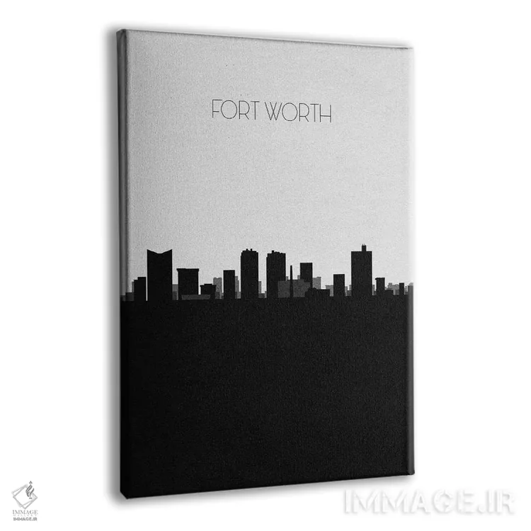 تابلو خط افق شهر فورت ورث، تگزاس اثر آیشه دنیز آکِرمان - نمای پرسپکتیو محصول