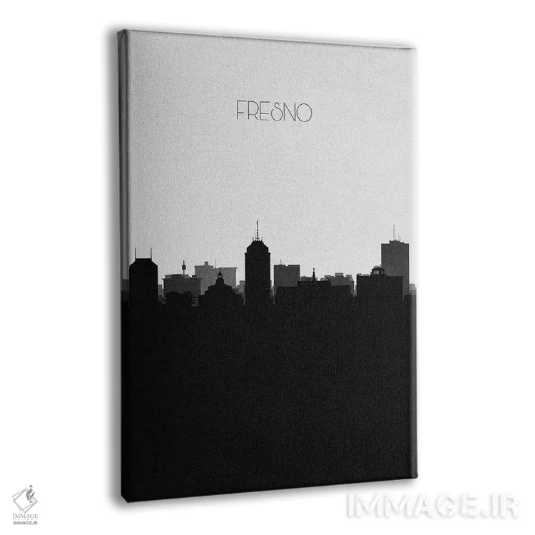 تابلو خط افق شهر فرسنو، کالیفرنیا اثر آیشه دنیز آکِرمان - نمای پرسپکتیو محصول