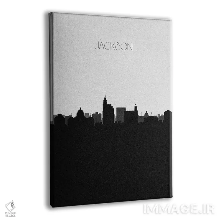 تابلو خط افق شهر جکسون، میسیسیپی اثر آیشه دنیز آکِرمان - نمای پرسپکتیو محصول