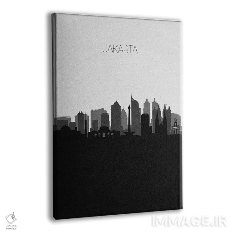 تابلو خط افق شهر جاکارتا، اندونزی اثر آیشه دنیز آکِرمان - نمای پرسپکتیو محصول