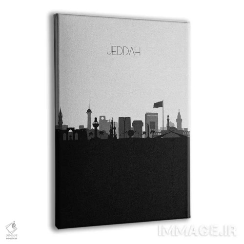 تابلو خط افق شهر جده، عربستان سعودی اثر آیشه دنیز آکِرمان - نمای پرسپکتیو محصول