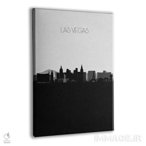 تابلو خط افق شهر لاس وگاس، نوادا اثر آیشه دنیز آکِرمان - نمای پرسپکتیو محصول
