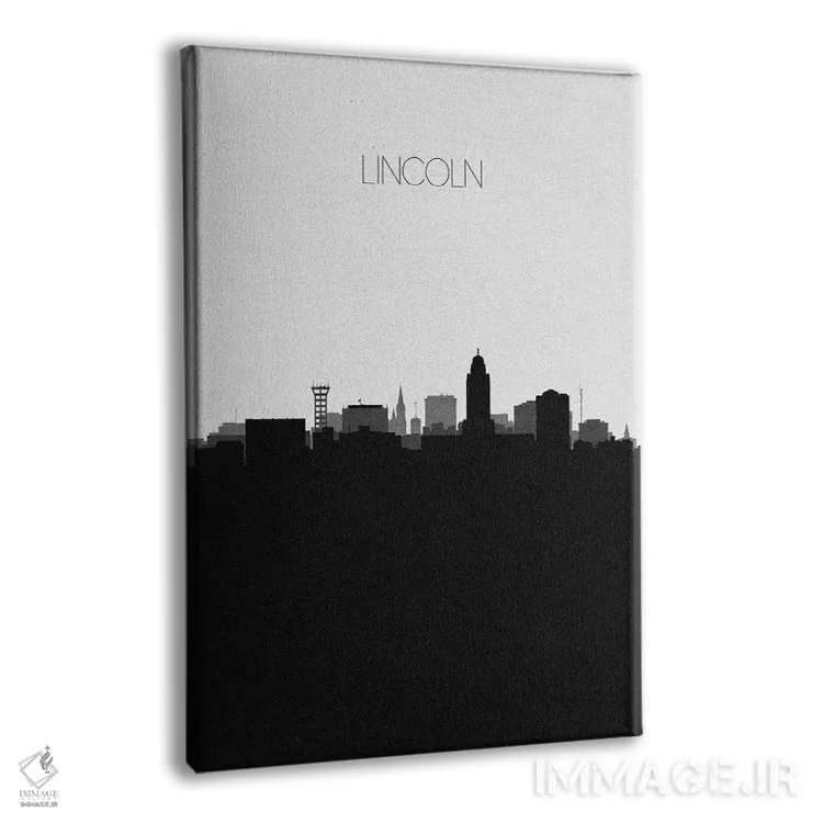 تابلو خط افق شهر لینکلن، نبراسکا اثر آیشه دنیز آکِرمان - نمای پرسپکتیو محصول