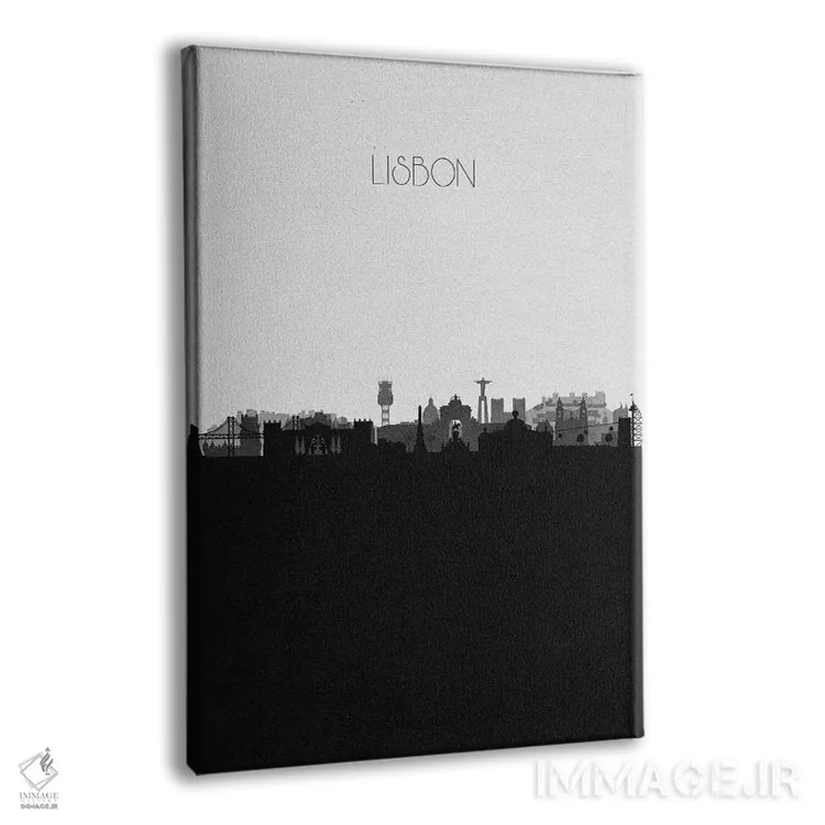 تابلو خط افق شهر لیسبون، پرتغال اثر آیشه دنیز آکِرمان - نمای پرسپکتیو محصول