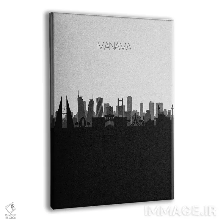 تابلو خط افق شهر منامه، بحرین اثر آیشه دنیز آکِرمان - نمای پرسپکتیو محصول