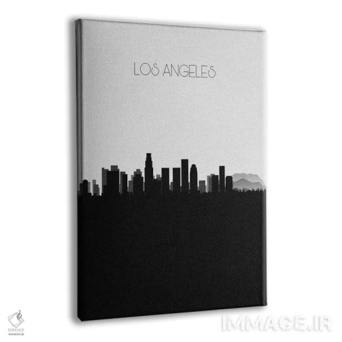 تابلو خط افق شهر لسآنجلس، کالیفرنیا اثر آیشه دنیز آکِرمان - نمای پرسپکتیو محصول