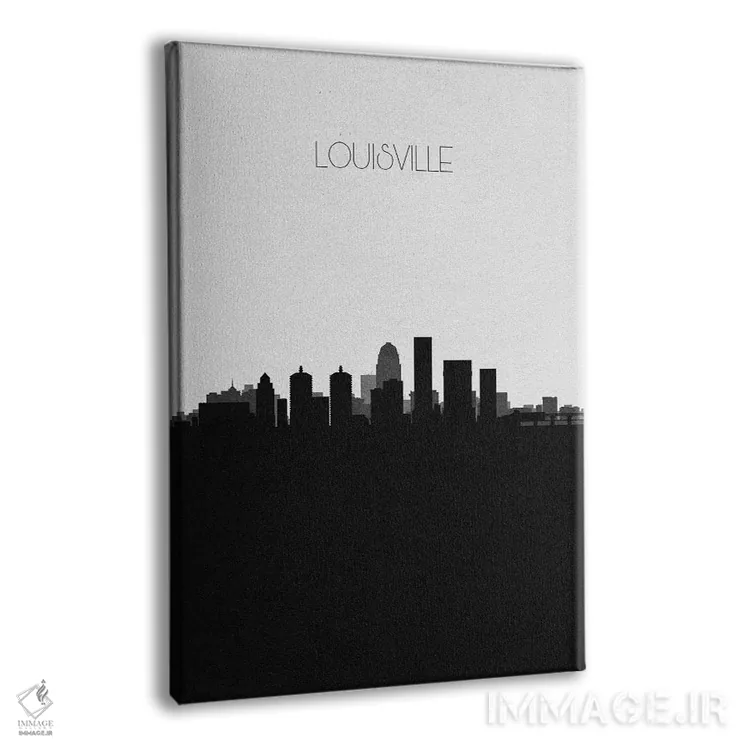 تابلو خط افق شهر لوئیزویل، کنتاکی اثر آیشه دنیز آکِرمان - نمای پرسپکتیو محصول