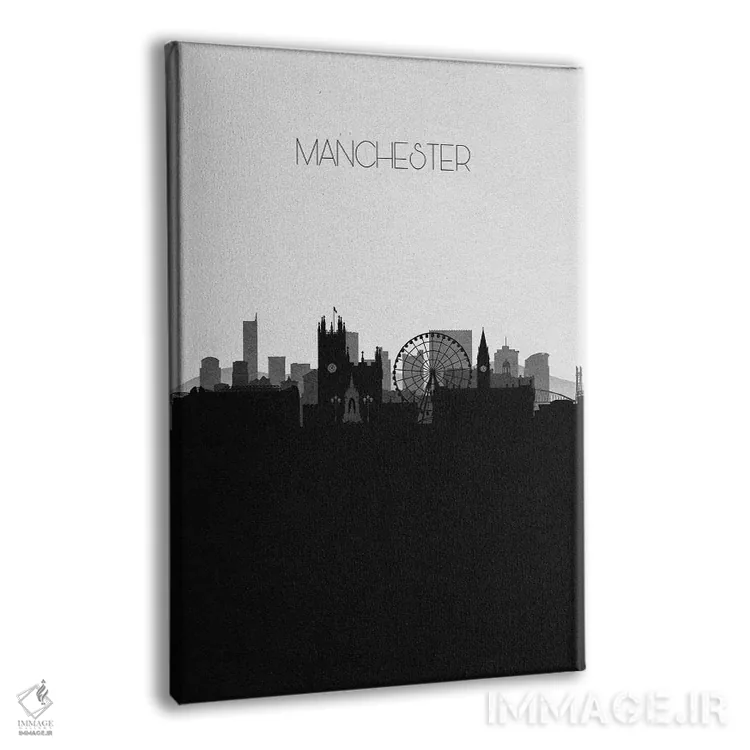 تابلو خط افق شهر منچستر، بریتانیا اثر آیشه دنیز آکِرمان - نمای پرسپکتیو محصول
