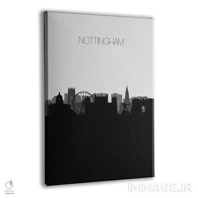 تابلو خط افق شهر ناتینگهام، بریتانیا اثر آیشه دنیز آکِرمان - نمای پرسپکتیو محصول