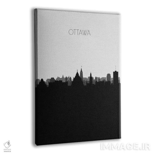 تابلو خط افق شهر اتاوا، کانادا اثر آیشه دنیز آکِرمان - نمای پرسپکتیو محصول