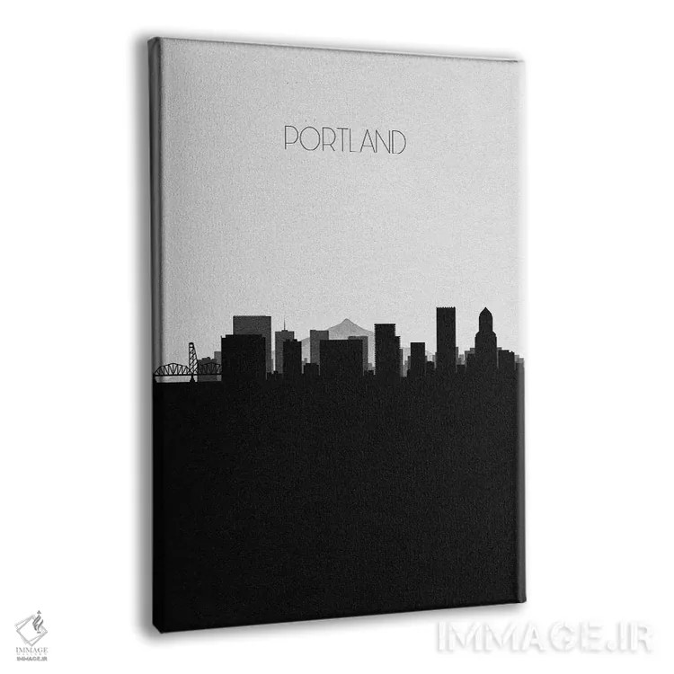 تابلو خط افق شهر پورتلند، اورگن اثر آیشه دنیز آکِرمان - نمای پرسپکتیو محصول