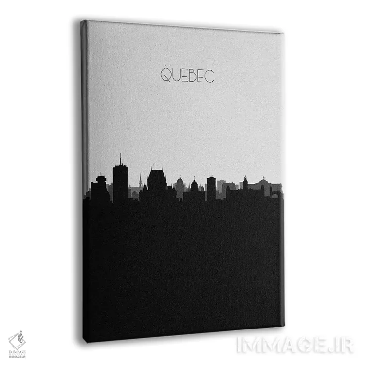 تابلو خط افق شهر کبک، کانادا اثر آیشه دنیز آکِرمان - نمای پرسپکتیو محصول