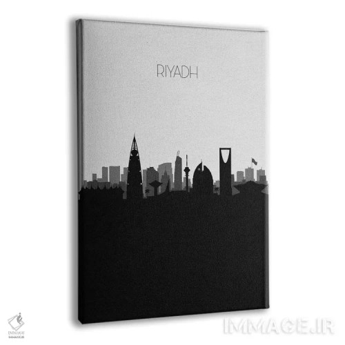 تابلو خط افق شهر ریاض، عربستان سعودی اثر آیشه دنیز آکِرمان - نمای پرسپکتیو محصول