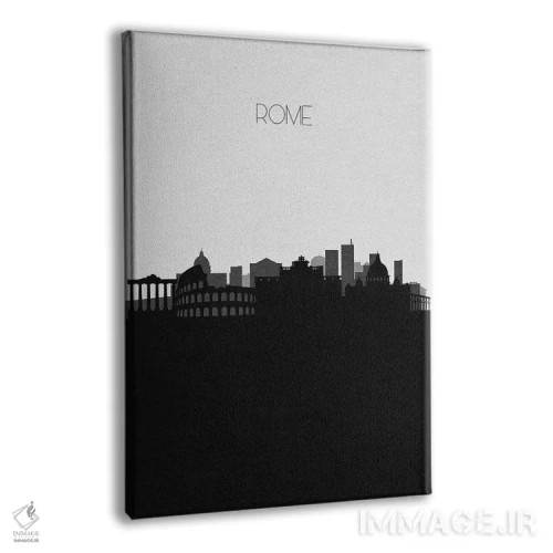 تابلو خط افق شهر رم، ایتالیا اثر آیشه دنیز آکِرمان - نمای پرسپکتیو محصول