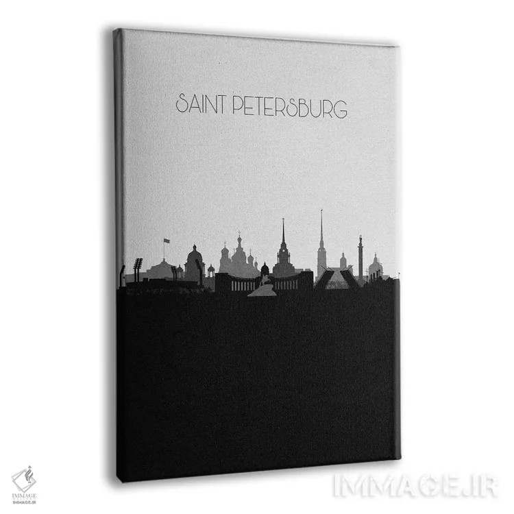 تابلو خط افق شهر سن پترزبورگ، روسیه اثر آیشه دنیز آکِرمان - نمای پرسپکتیو محصول