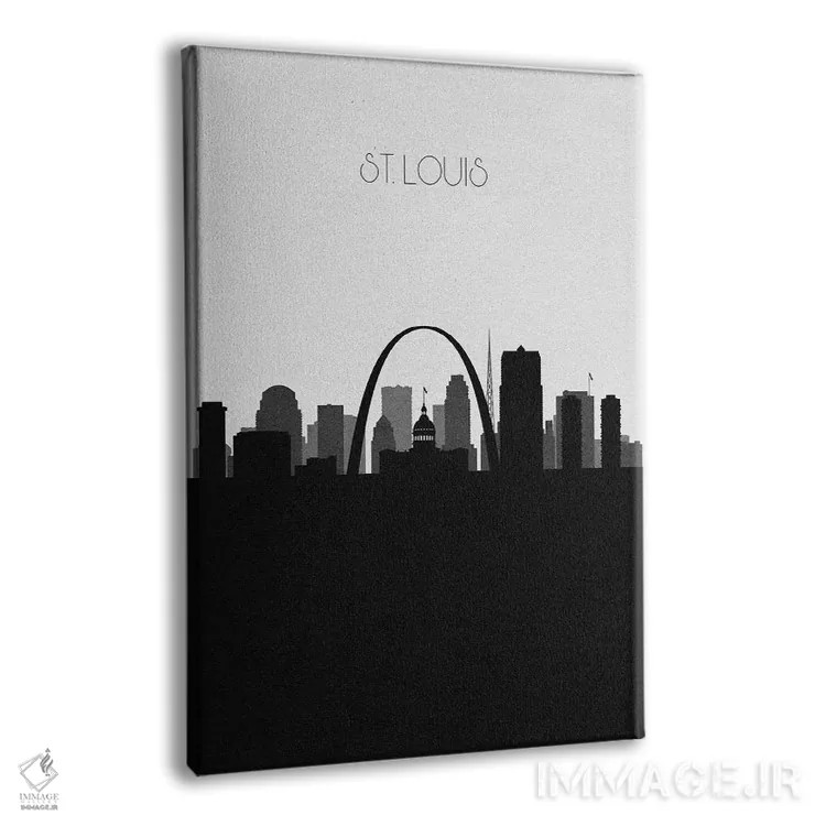 تابلو خط افق شهر سنت لوئیس، میزوری اثر آیشه دنیز آکِرمان - نمای پرسپکتیو محصول