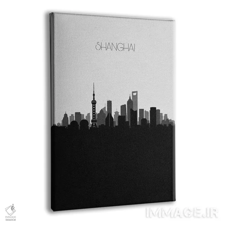 تابلو خط افق شهر شانگهای، چین اثر آیشه دنیز آکِرمان - نمای پرسپکتیو محصول