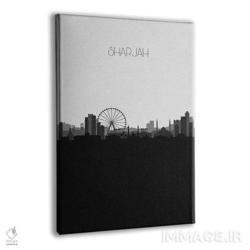 تابلو خط افق شهر شارجه، امارات متحده عربی اثر آیشه دنیز آکِرمان - نمای پرسپکتیو محصول