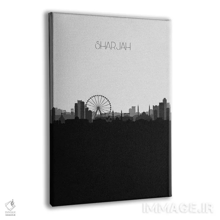 تابلو خط افق شهر شارجه، امارات متحده عربی اثر آیشه دنیز آکِرمان - نمای پرسپکتیو محصول