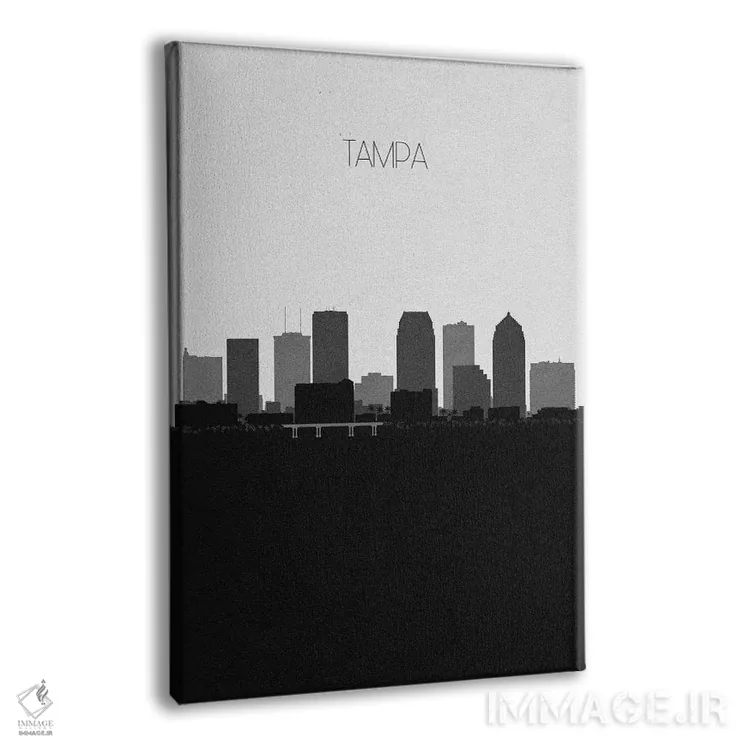 تابلو خط افق شهر تمپا، فلوریدا اثر آیشه دنیز آکِرمان - نمای پرسپکتیو محصول