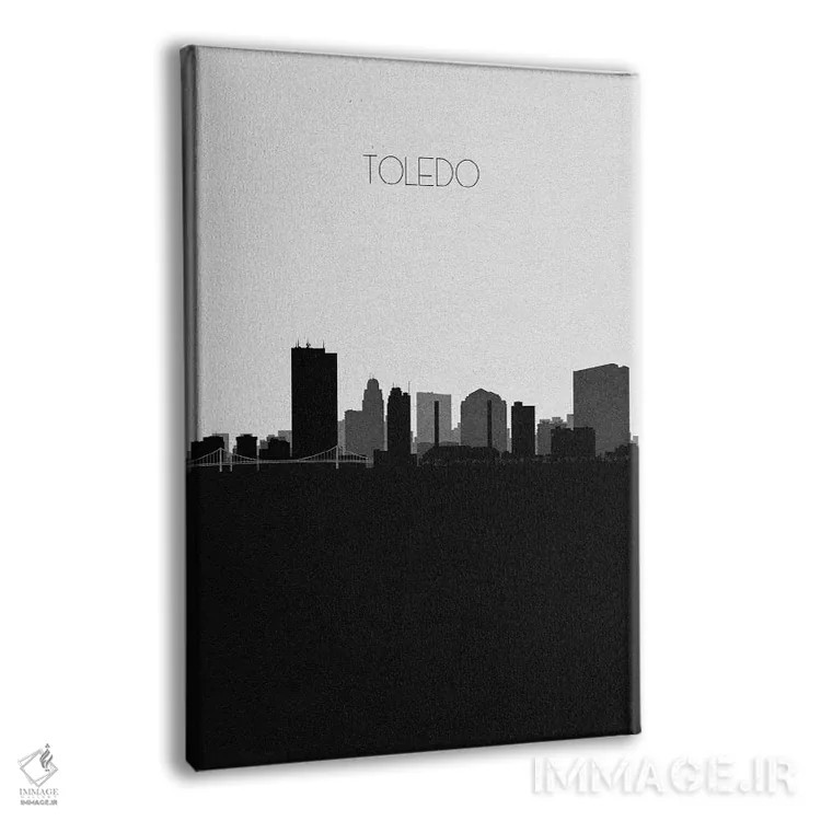 تابلو خط افق شهر تولیدو، اوهایو اثر آیشه دنیز آکِرمان - نمای پرسپکتیو محصول