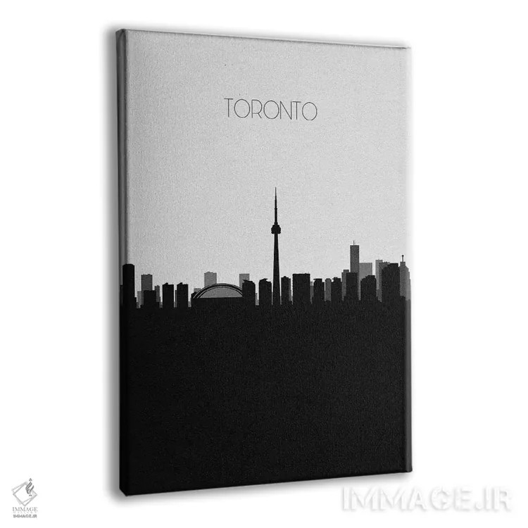 تابلو خط افق شهر تورنتو، کانادا اثر آیشه دنیز آکِرمان - نمای پرسپکتیو محصول