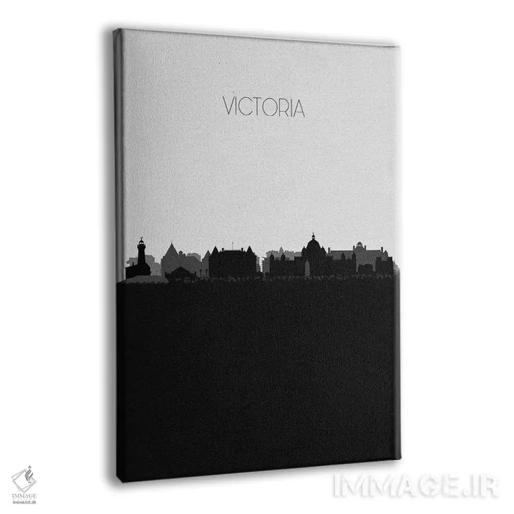 تابلو خط افق شهر ویکتوریا، کانادا اثر آیشه دنیز آکِرمان - نمای پرسپکتیو محصول