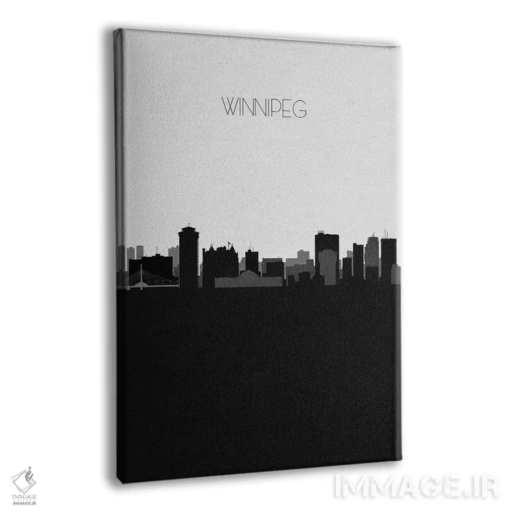 تابلو خط افق شهر وینیپگ، کانادا اثر آیشه دنیز آکِرمان - نمای پرسپکتیو محصول