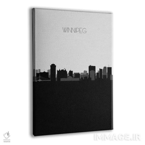 تابلو خط افق شهر وینیپگ، کانادا اثر آیشه دنیز آکِرمان - نمای پرسپکتیو محصول