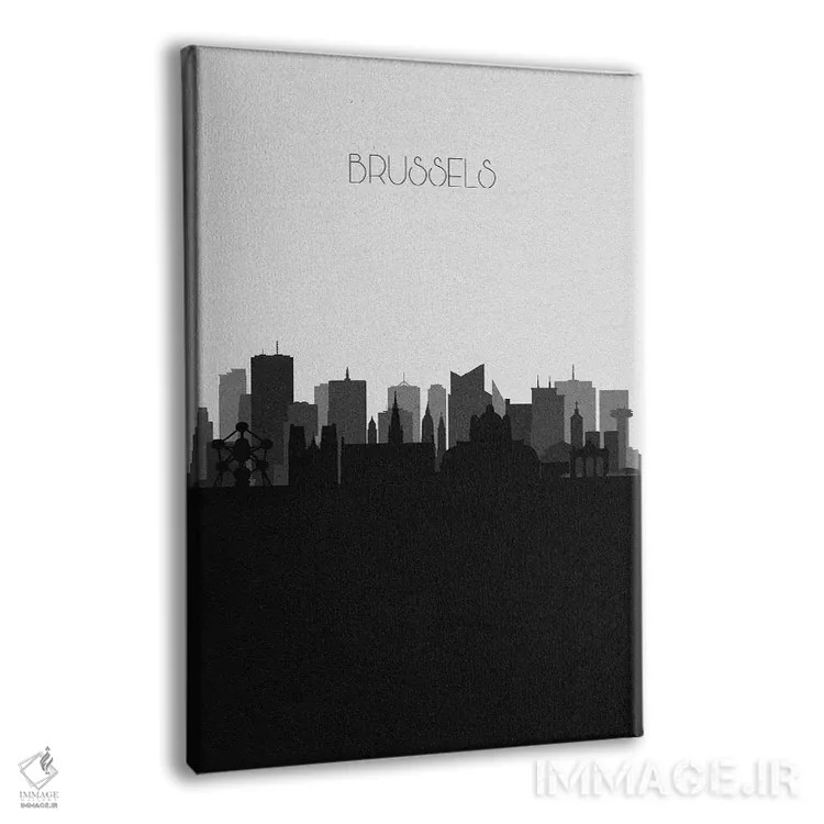 تابلو خط افق شهر بروکسل، بلژیک اثر آیشه دنیز آکِرمان - نمای پرسپکتیو محصول
