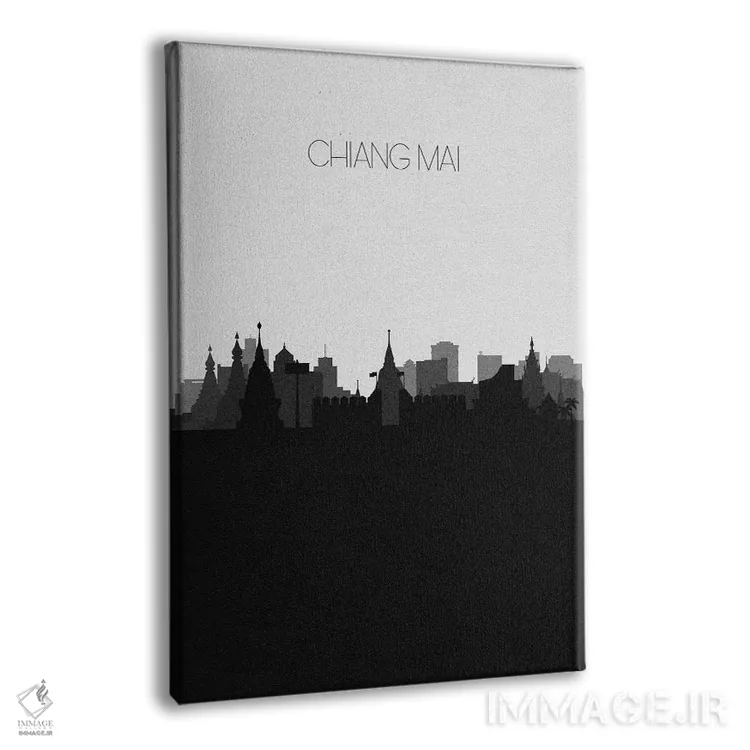 تابلو خط افق شهر چیانگمای، تایلند اثر آیشه دنیز آکِرمان - نمای پرسپکتیو محصول