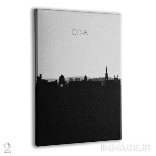 تابلو خط افق شهر کورک، ایرلند اثر آیشه دنیز آکِرمان - نمای پرسپکتیو محصول