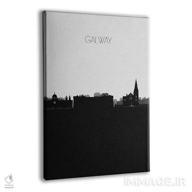 تابلو منظرهٔ افق گالوی، ایرلند (شهر) اثر آیشه دنیز آکِرمان - نمای پرسپکتیو محصول