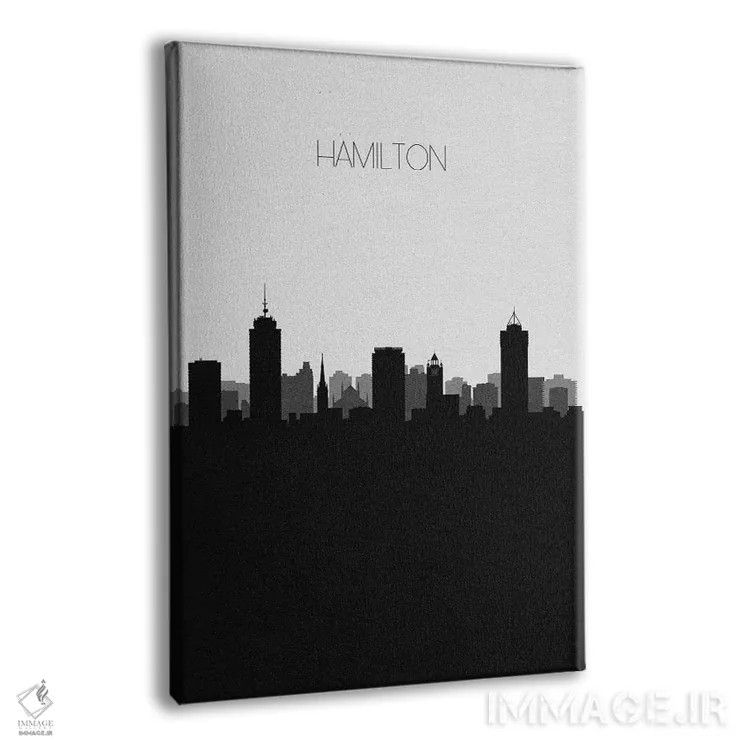 تابلو منظرهٔ افق همیلتون، کانادا (شهر) اثر آیشه دنیز آکِرمان - نمای پرسپکتیو محصول