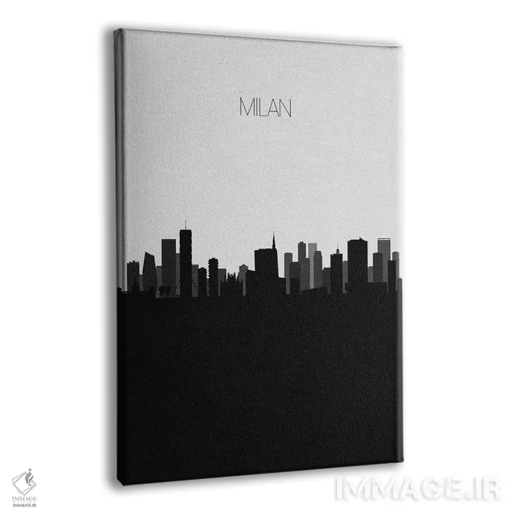 تابلو منظرهٔ افق میلان، ایتالیا (شهر) اثر آیشه دنیز آکِرمان - نمای پرسپکتیو محصول
