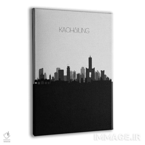 تابلو منظرهٔ افق کائوسیونگ، تایوان (شهر) اثر آیشه دنیز آکِرمان - نمای پرسپکتیو محصول