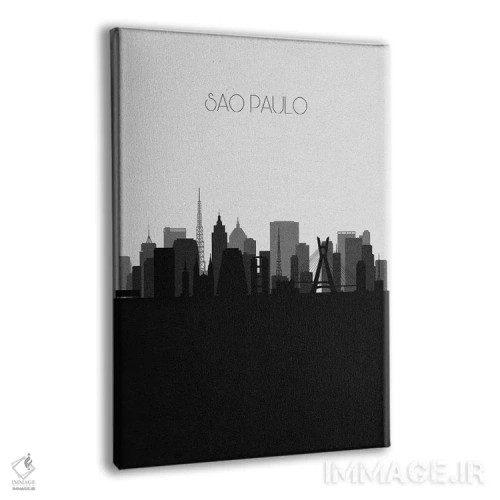 تابلو منظرهٔ افق سائوپائولو، برزیل (شهر) اثر آیشه دنیز آکِرمان - نمای پرسپکتیو محصول