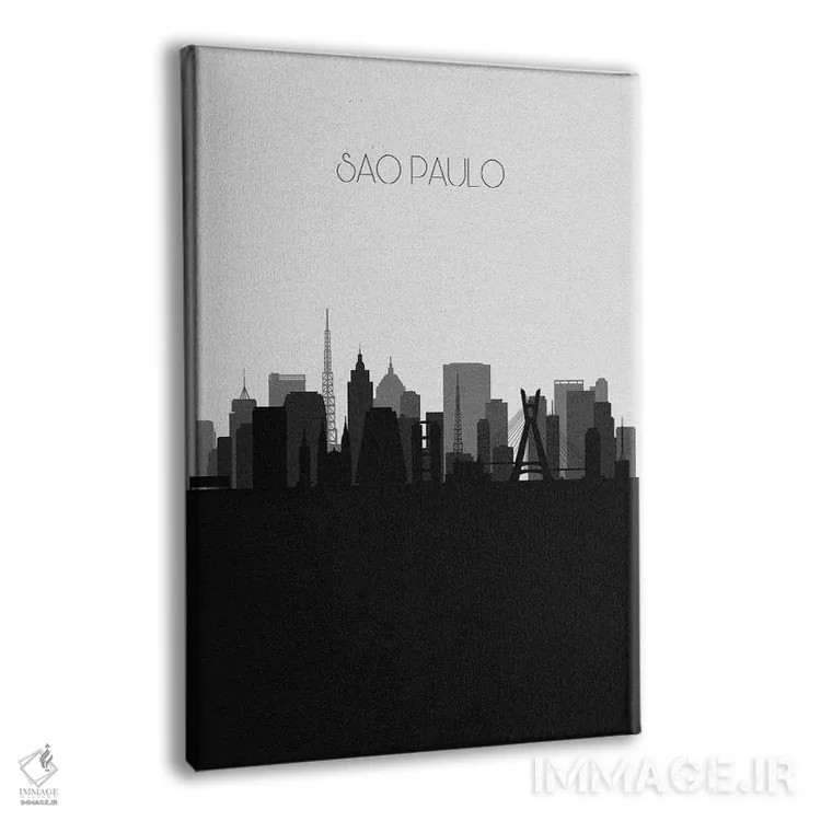 تابلو منظرهٔ افق سائوپائولو، برزیل (شهر) اثر آیشه دنیز آکِرمان - نمای پرسپکتیو محصول