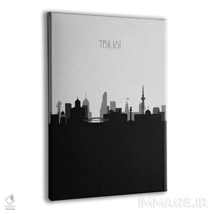 تابلو منظرهٔ افق تفلیس، گرجستان (شهر) اثر آیشه دنیز آکِرمان - نمای پرسپکتیو محصول