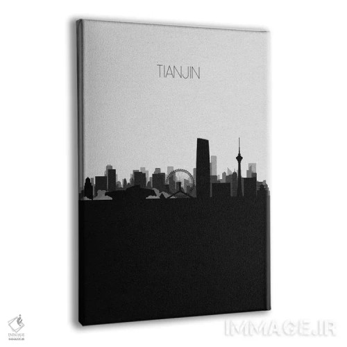 تابلو منظرهٔ افق تیانجین، چین (شهر) اثر آیشه دنیز آکِرمان - نمای پرسپکتیو محصول