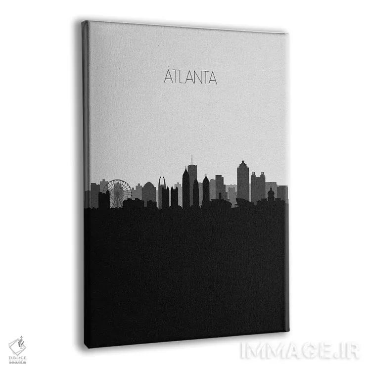 تابلو منظرهٔ افق آتلانتا اثر آیشه دنیز آکِرمان - نمای پرسپکتیو محصول