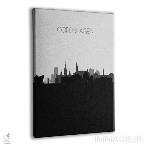 تابلو منظرهٔ افق کپنهاگ، دانمارک (شهر) اثر آیشه دنیز آکِرمان - نمای پرسپکتیو محصول