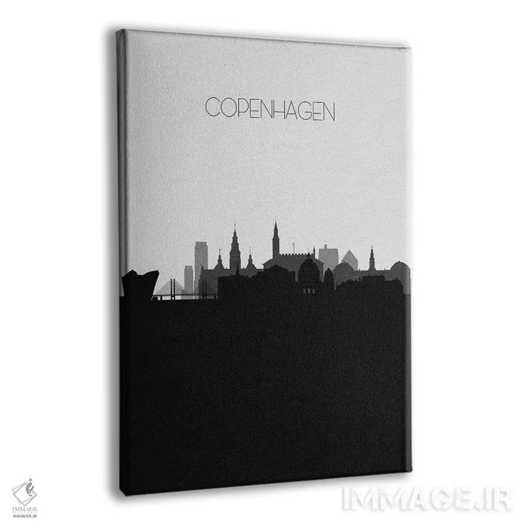 تابلو منظرهٔ افق کپنهاگ، دانمارک (شهر) اثر آیشه دنیز آکِرمان - نمای پرسپکتیو محصول