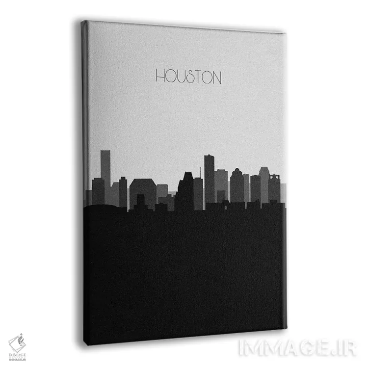 تابلو منظرهٔ افق هیوستون اثر آیشه دنیز آکِرمان - نمای پرسپکتیو محصول