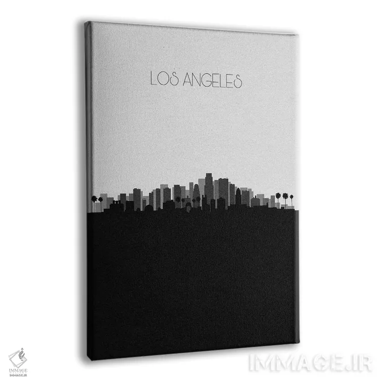 تابلو منظرهٔ افق لسآنجلس اثر آیشه دنیز آکِرمان - نمای پرسپکتیو محصول