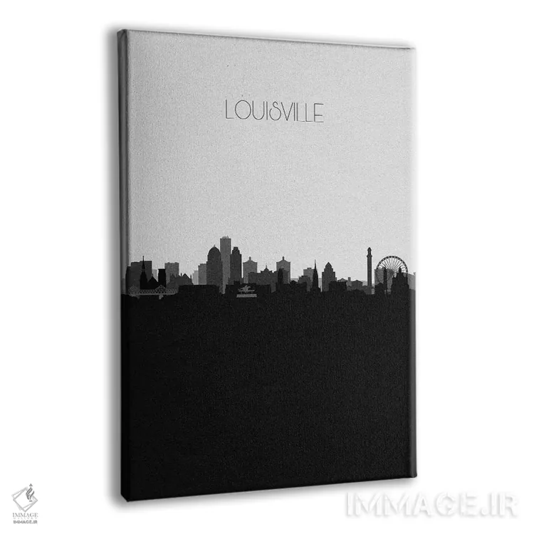 تابلو منظرهٔ افق لوئیزویل اثر آیشه دنیز آکِرمان - نمای پرسپکتیو محصول