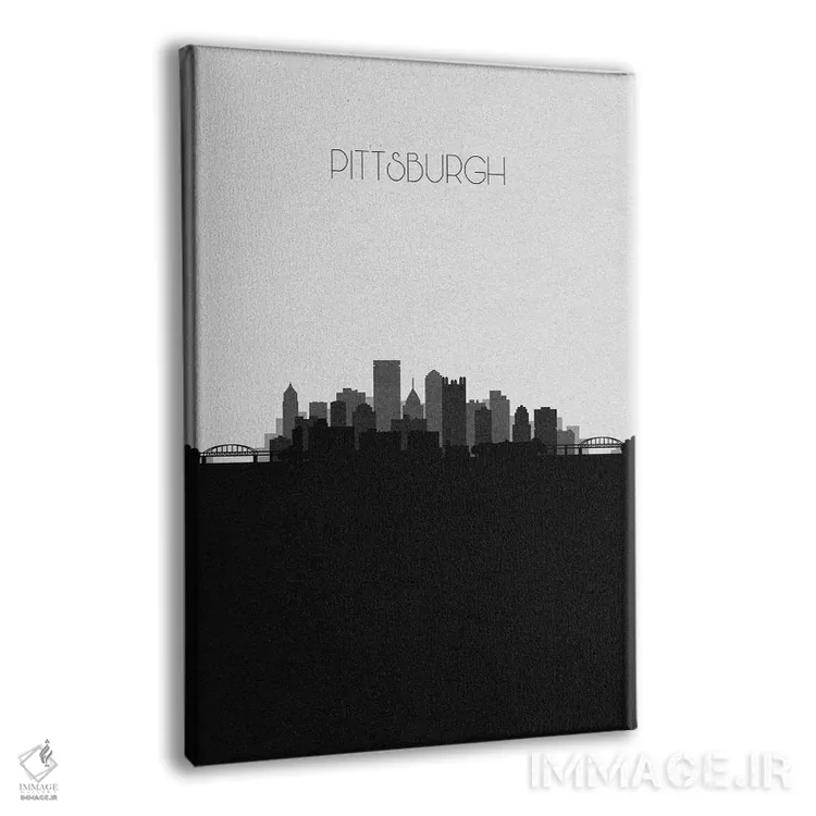 تابلو منظرهٔ افق پیتسبورگ اثر آیشه دنیز آکِرمان - نمای پرسپکتیو محصول