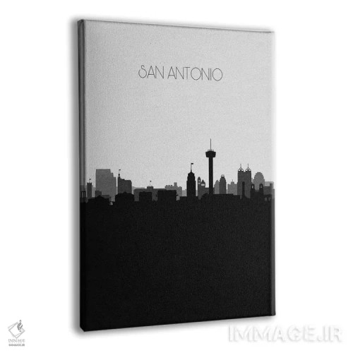 تابلو منظرهٔ افق سنآنتونیو اثر آیشه دنیز آکِرمان - نمای پرسپکتیو محصول