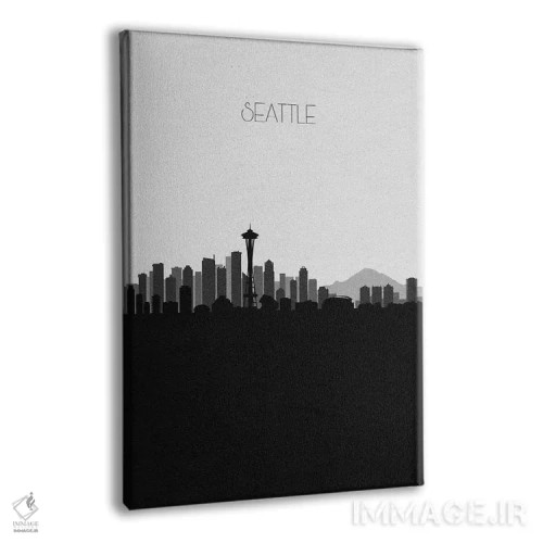 تابلو منظرهٔ افق سیاتل اثر آیشه دنیز آکِرمان - نمای پرسپکتیو محصول